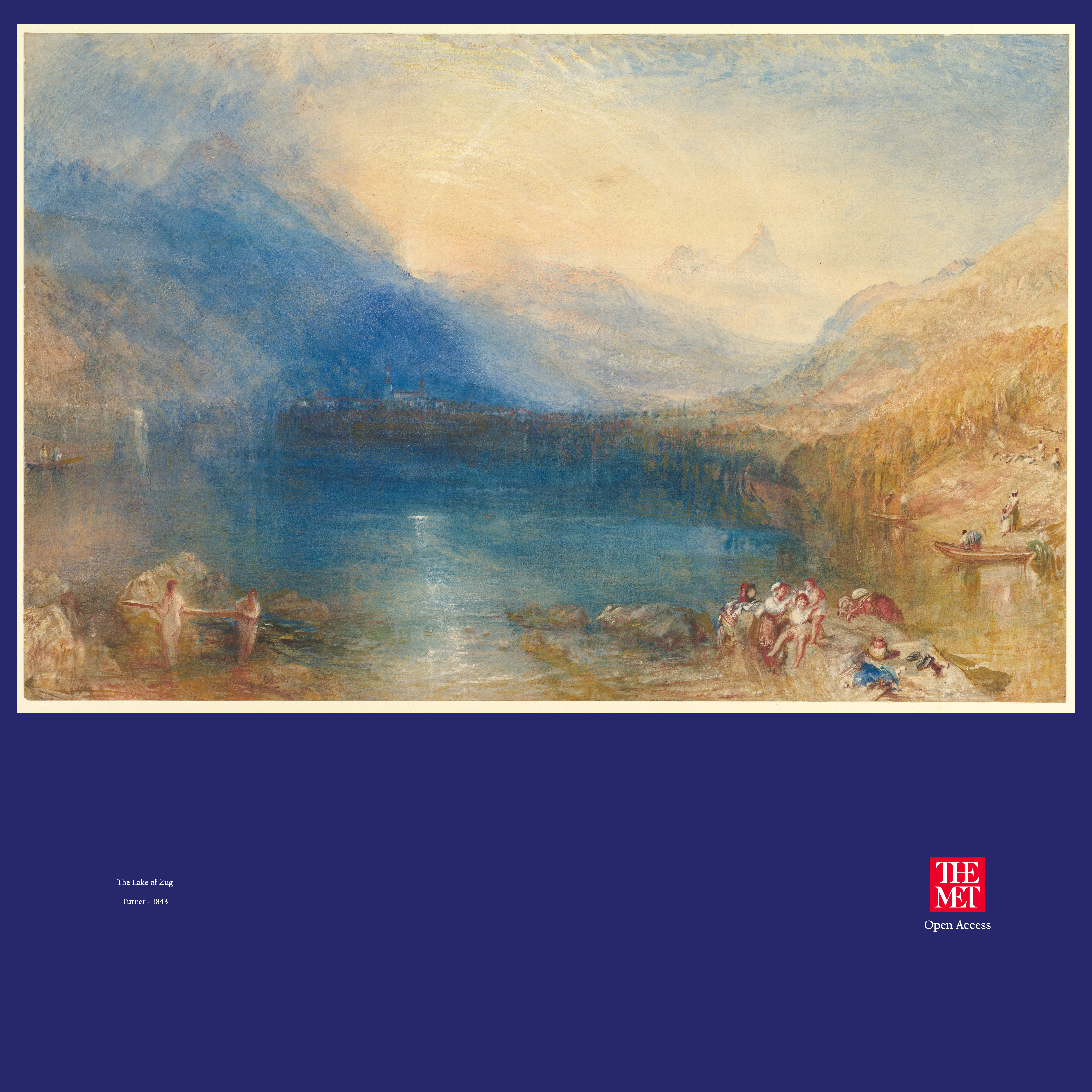 Joseph Mallord William Turner - 1843 The Lake of Zug